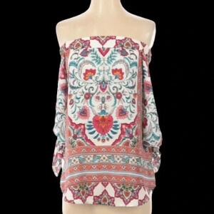 2568 multi colored blouse Size Small